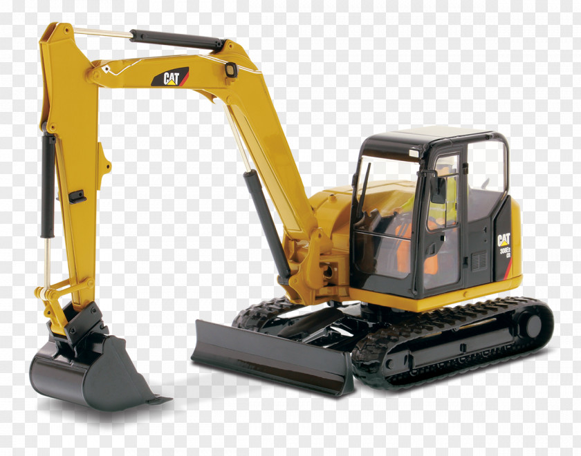 Caterpillar Inc. Excavator Die-cast Toy Heavy Machinery Hydraulics PNG