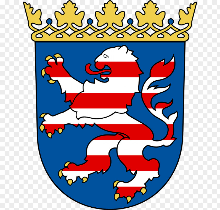 Grand Duchy Of Hesse States Germany Landgraviate Hesse-Darmstadt Coat Arms PNG