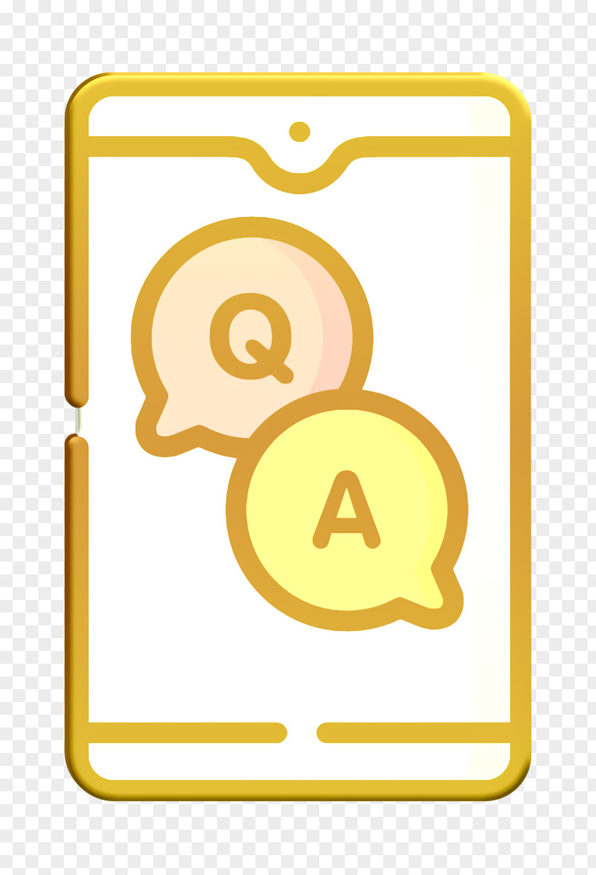 Question Icon Smartphone Online Learning PNG