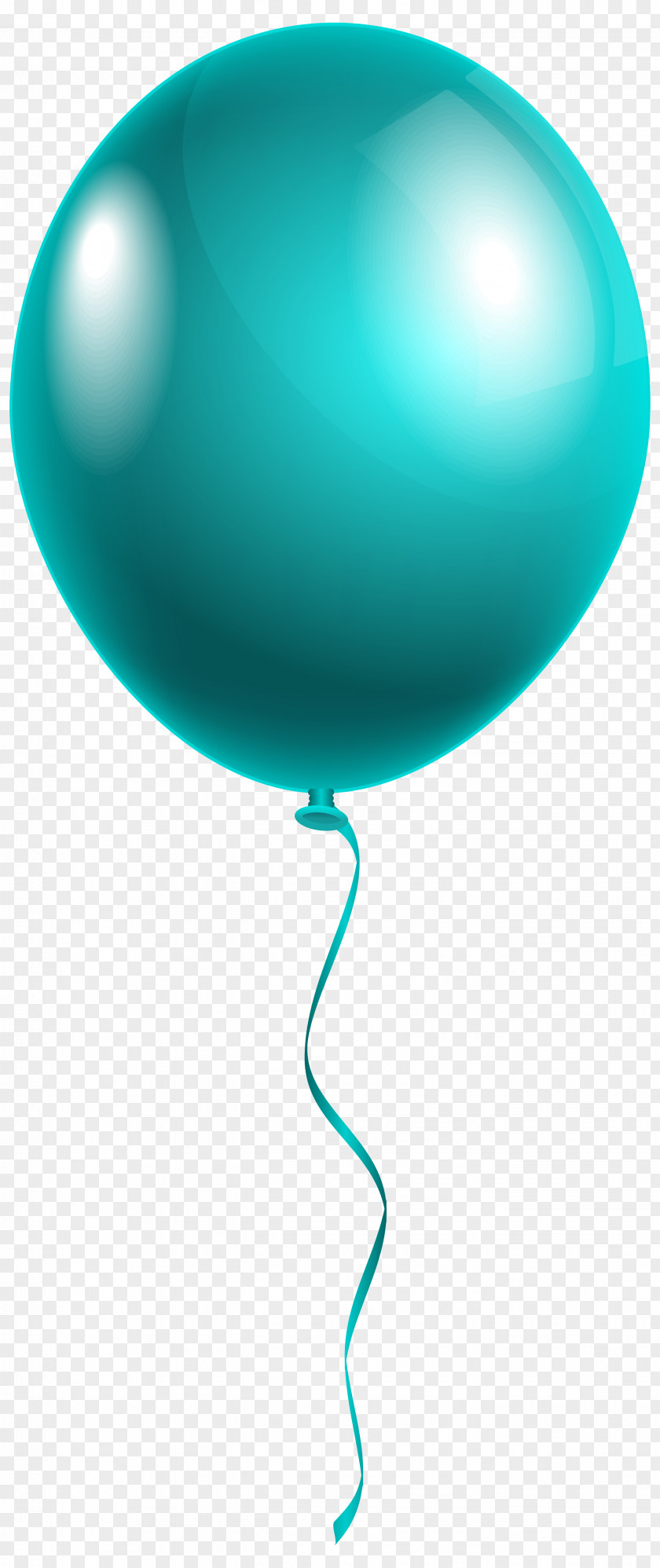 Single Modern Blue Balloon Clipart Image Sphere Font PNG