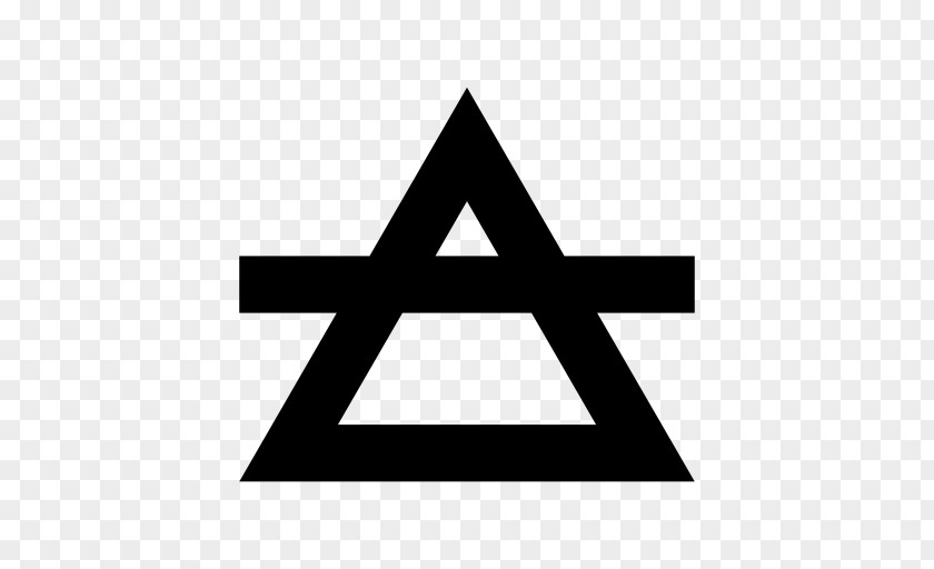 Symbol Air Alchemy Alchemical Earth PNG