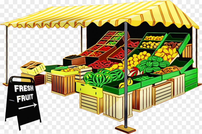 Tent Stall Canopy Awning Vegetarian Food PNG