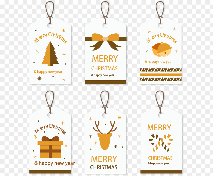 Bookmark Holiday Card Christmas New Year Party PNG