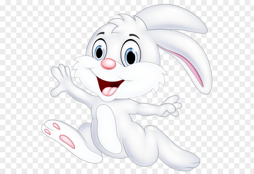 Hand Line Art White Cartoon Head Nose Rabbit PNG