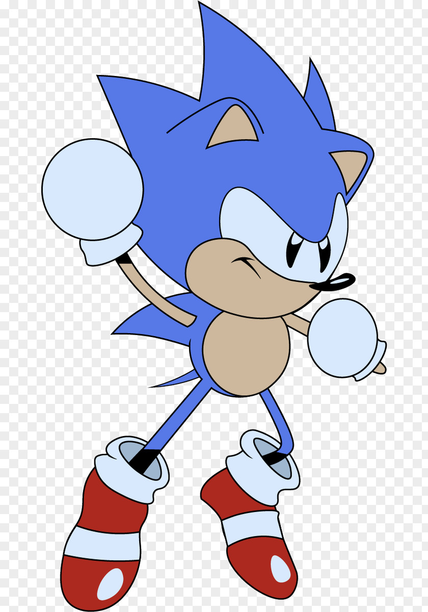 Just Right Job Sonic CD Art Forces Toei Animation PNG