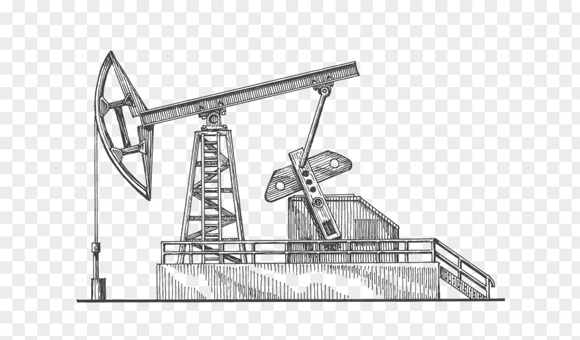 Pumpjack Petroleum Oil Pump Well PNG