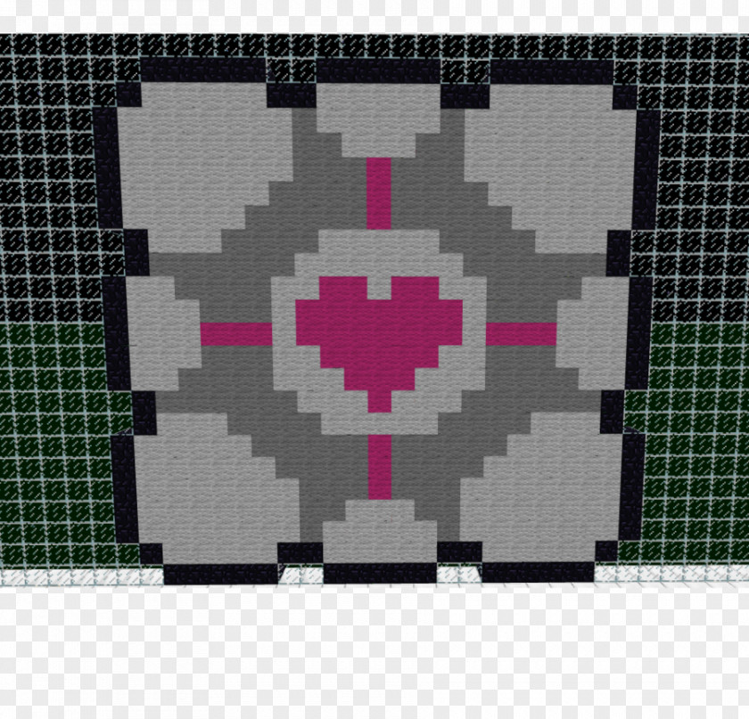 Sprite Portal 2 Pixel Art Square White PNG