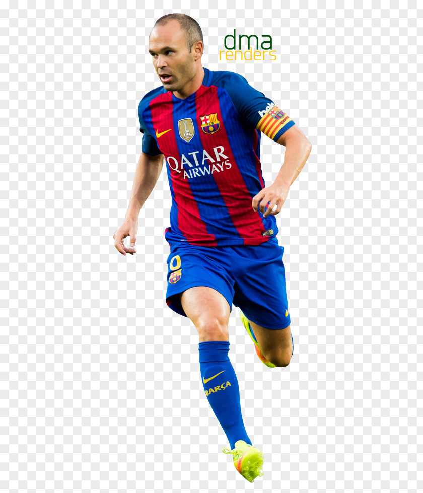 Andres Iniesta Andrés The Artist: Being FC Barcelona Jersey Team Sport PNG