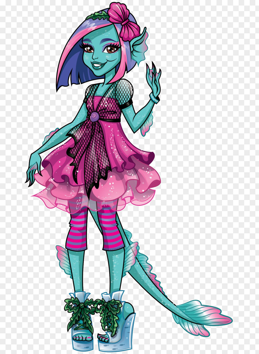 Hay Monster High Doll Frankie Stein Loch Ness Ever After PNG