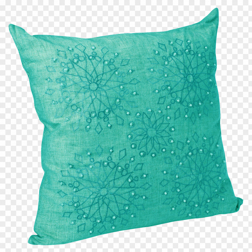 Blue Pillow Throw Cushion PNG