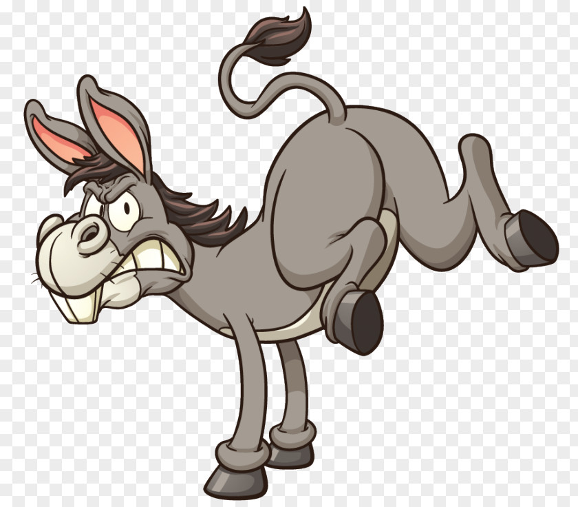 Donkey Royalty-free Cartoon PNG