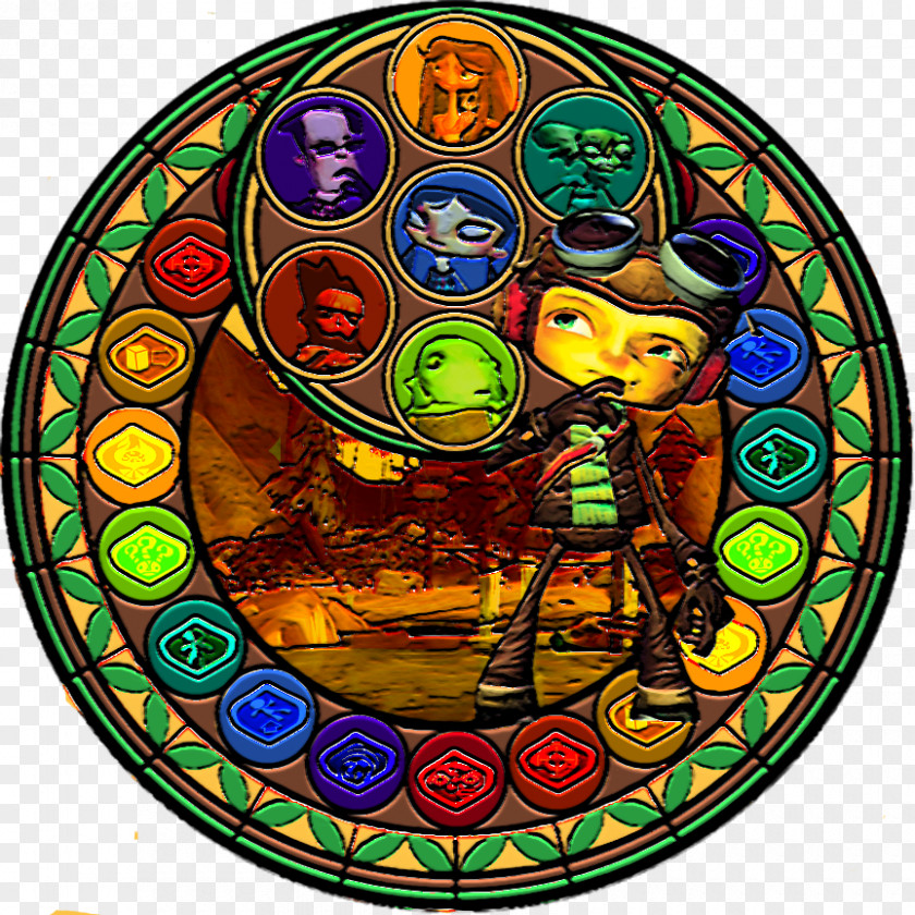 Kingdom Hearts Stained Glass II PNG