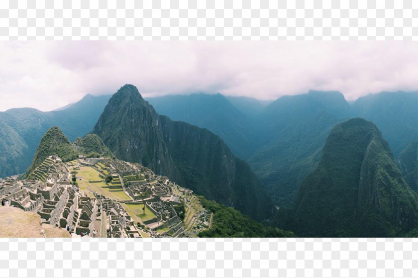 Machu Picchu Terrain Mountain Highland Valley Ridge PNG
