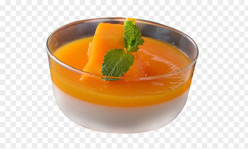 Mango Pudding Gelatin Dessert Panna Cotta PNG