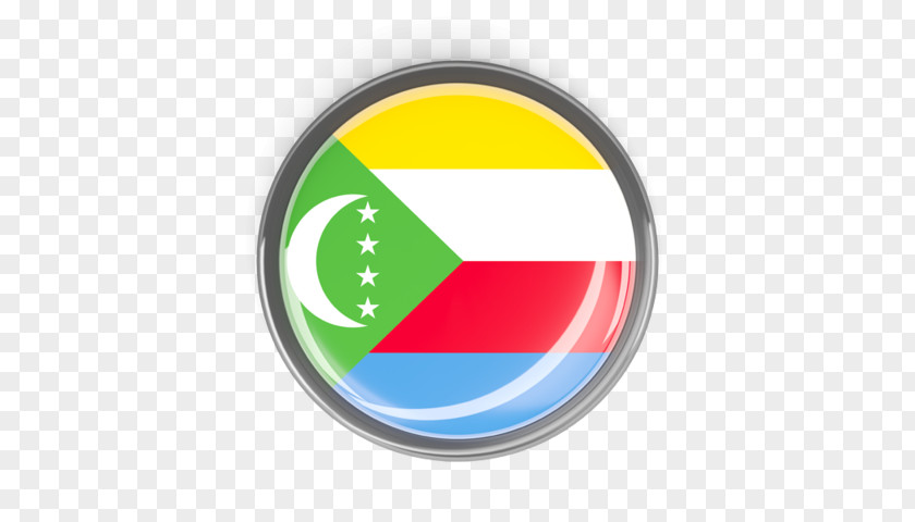 Metal Button Flag Of The Comoros South Sudan PNG