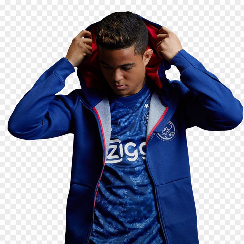 Pogba France Justin Kluivert AFC Ajax 1994–95 UEFA Champions League Hoodie PEC Zwolle PNG