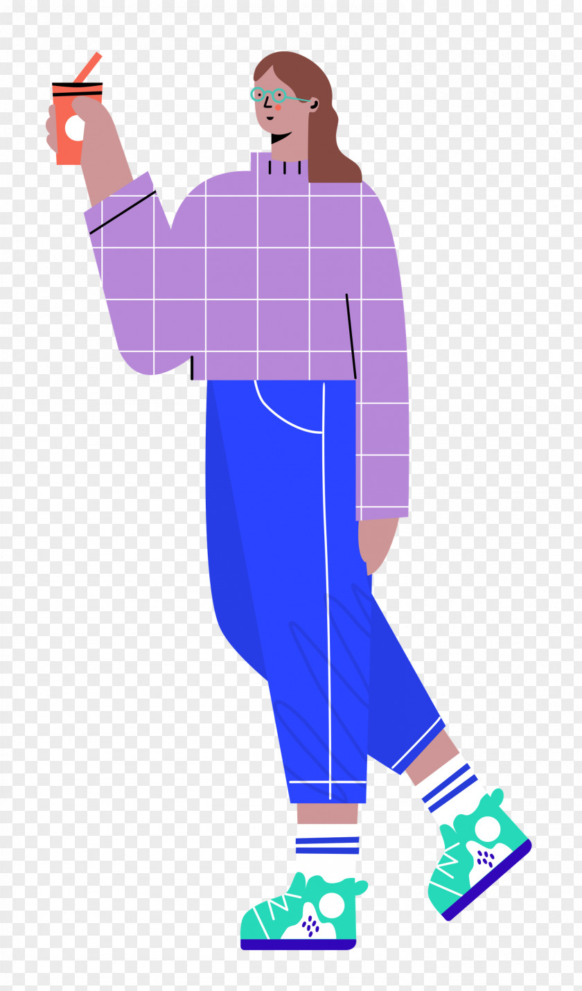 Standing Woman People PNG