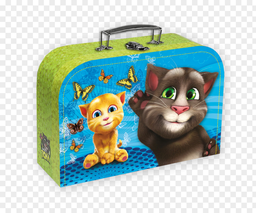 Talking Tom And Friends Paper Suitcase Angela Centimeter PNG