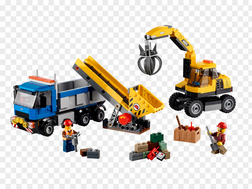 Toy Amazon.com LEGO City 60075 Excavator And Truck PNG