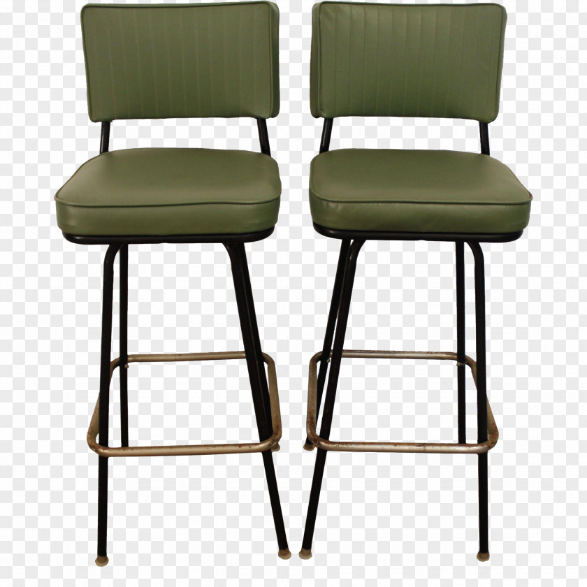 Four Legs Stool Bar Chair Wood PNG