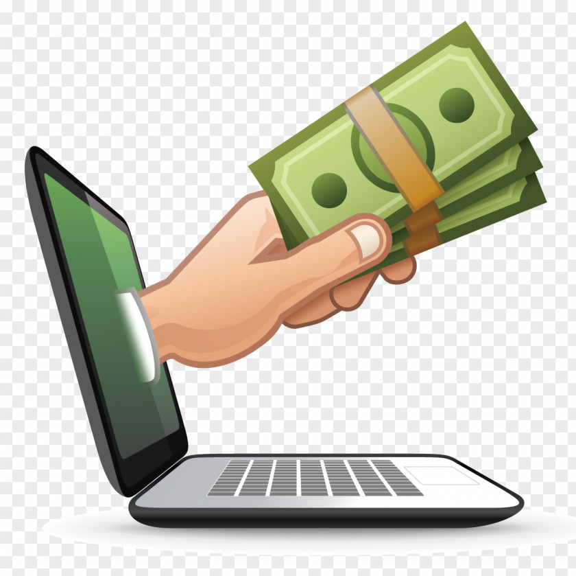 Computer Outstretched Hand Vector Money Security Credit Dream Board Business PNG