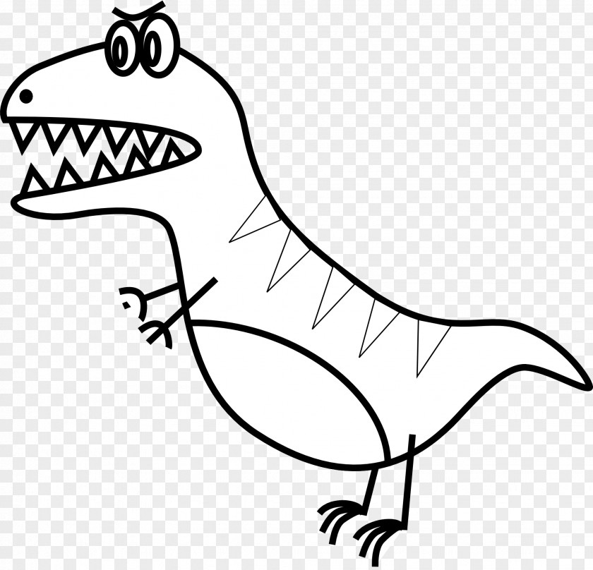 Dragon Line Art Tyrannosaurus Dinosaur Free Content Clip PNG