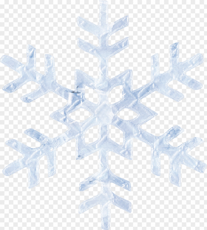 Snow White Snowflake Pattern PNG