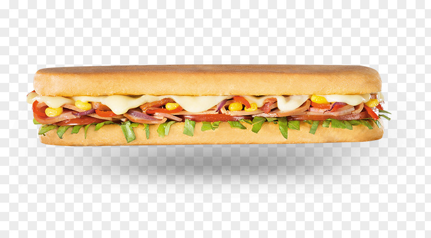 Bacon Submarine Sandwich Breakfast Cuban Roll Hamburger PNG