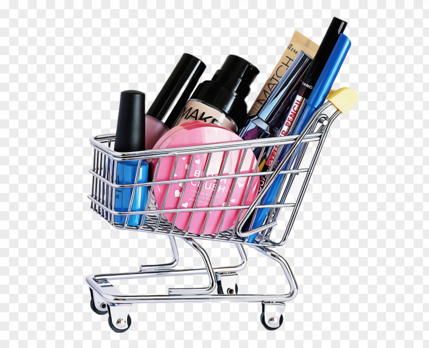 Metal Furniture Shopping Cart PNG