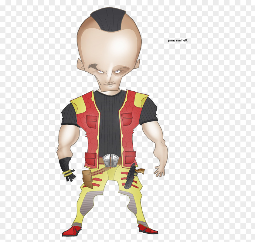 Shang Shoulder Cartoon Figurine Character PNG