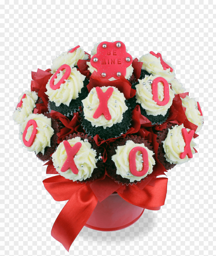 Cup Cake Cupcake Birthday Flower Bouquet Red Velvet PNG