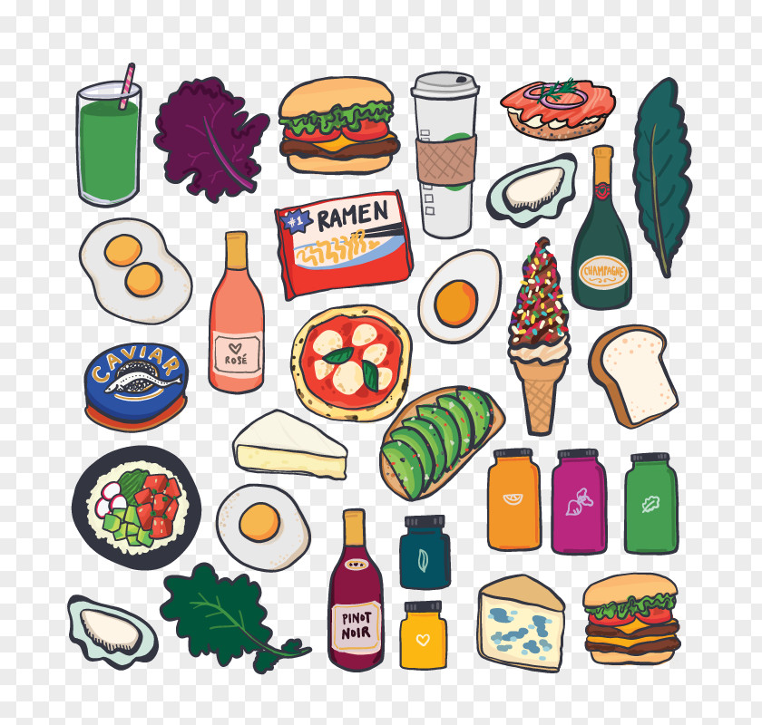 Hungry Food Photography Image Art Sticker PNG