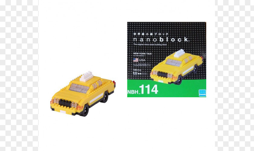 Taxi Taxicabs Of New York City Nanoblock Construction Set PNG