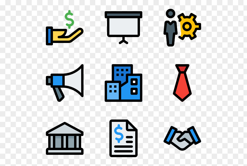 Business Financial Borders Clip Art PNG