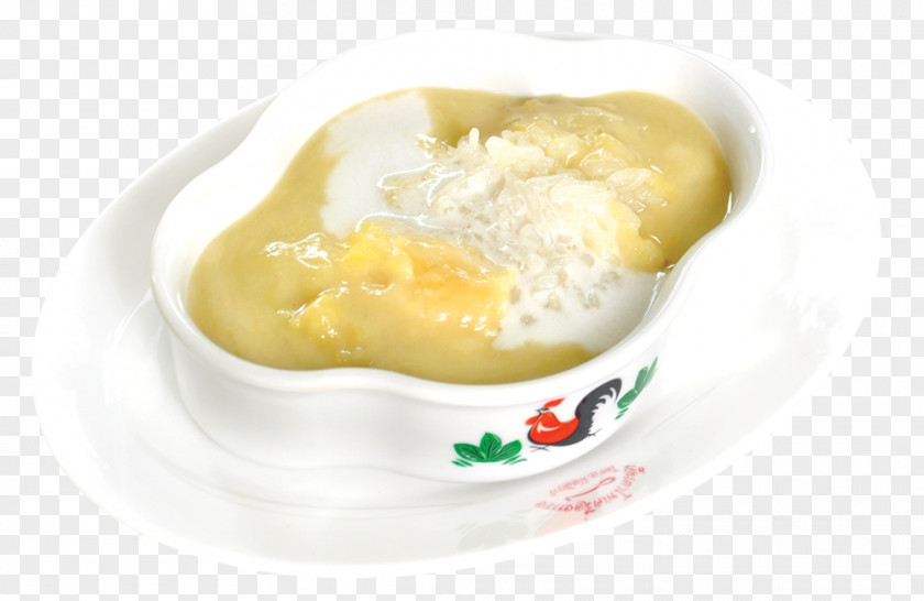 Durian Pancake Ice Cream Coconut Milk Dish Recipe PNG