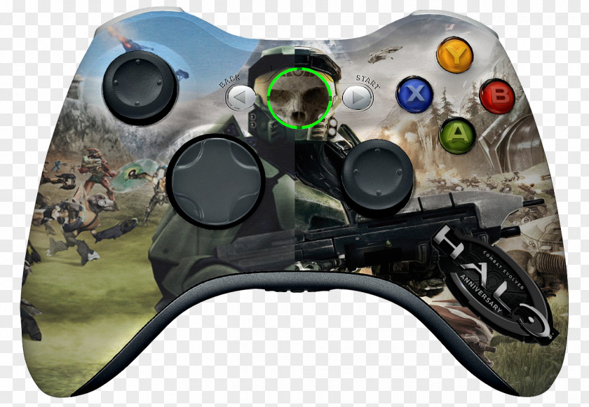 Halo Wars Halo: Combat Evolved Anniversary Xbox 360 Game Controllers 3 PNG