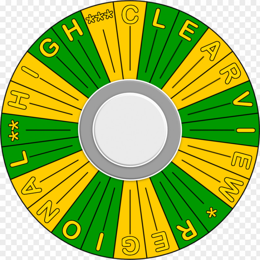 Wheel Of Fortune Circle Wedge PNG