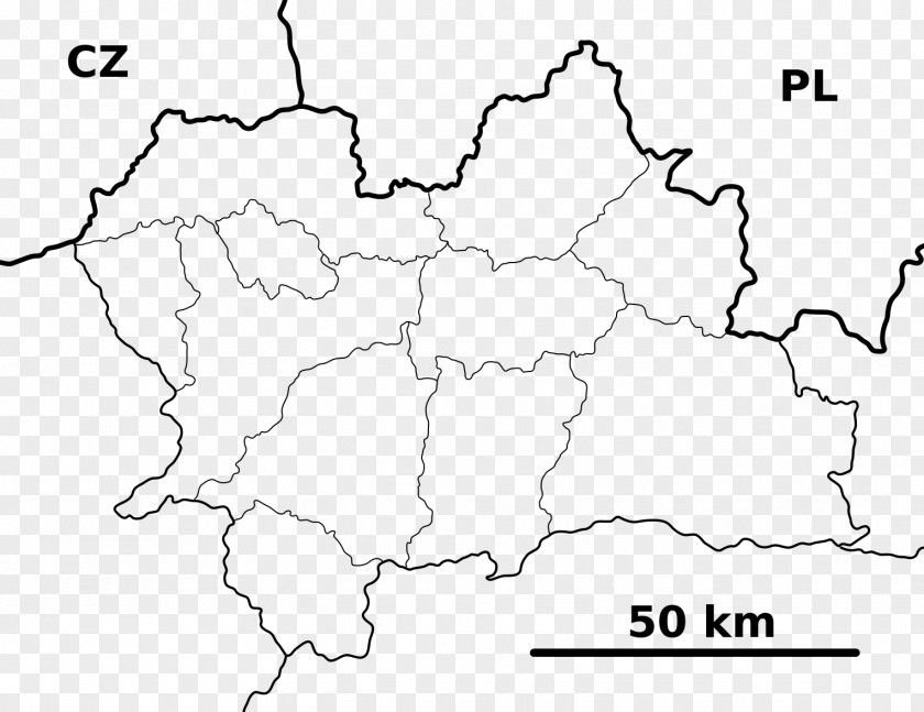 Map Rajec Stráňavy Zástranie Regions Of Slovakia PNG