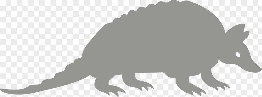 Silhouette Tyrannosaurus Cartoon White Snout PNG