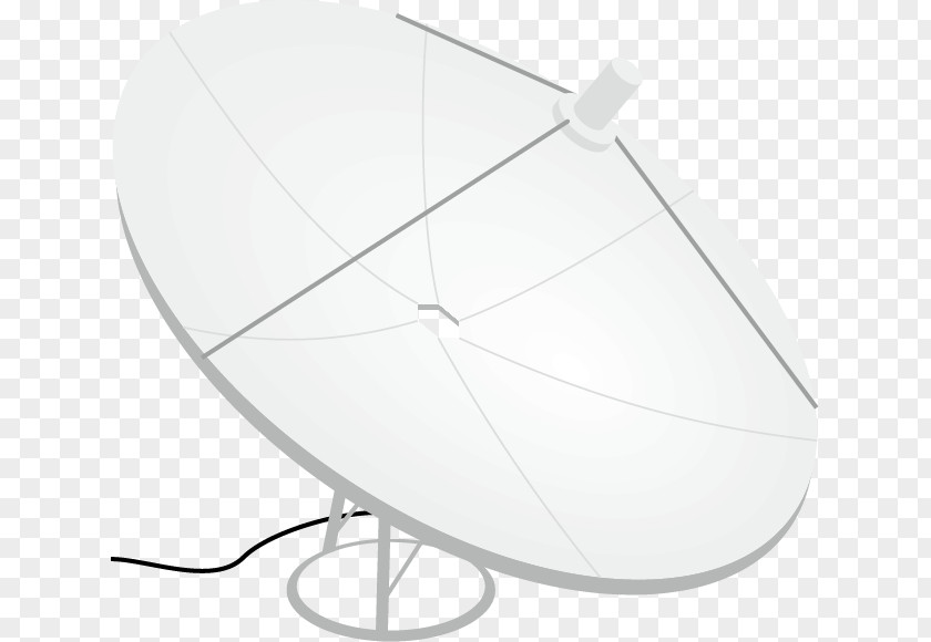 Vector Painted Antenna Communications Satellite Signal PNG