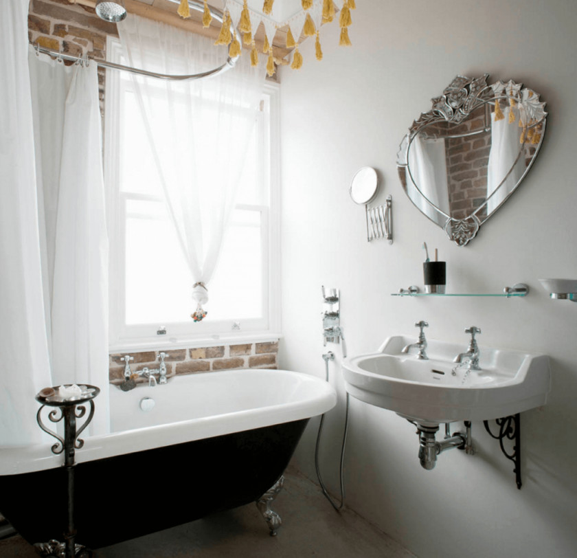 Bathtub Bathroom Cabinet Mirror Shower Wall PNG