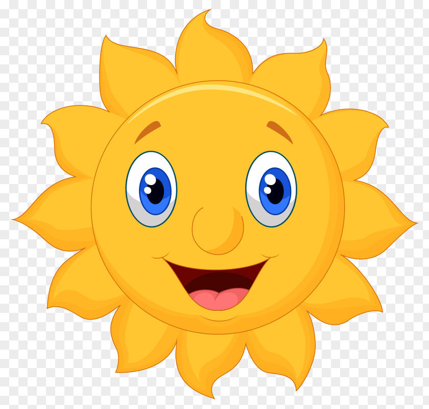 Smiley Sun PNG sun clipart PNG
