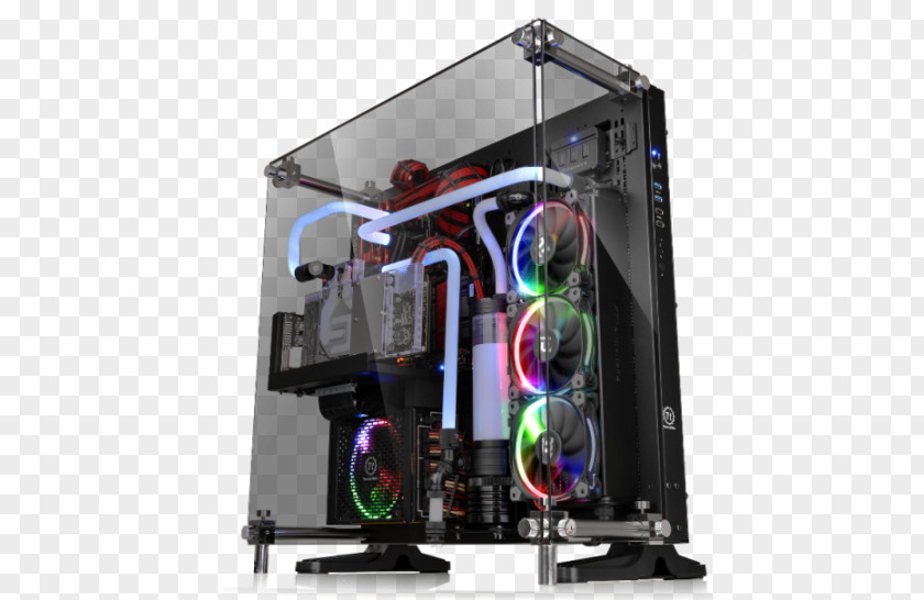Glass Display Rack Computer Cases & Housings Thermaltake Commander MS-I Power Supply Unit ATX Window PNG
