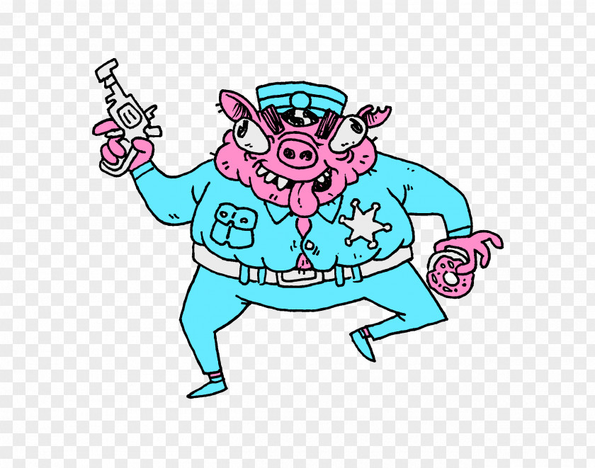 Pig Clip Art Police Officer Illustration Mammal PNG