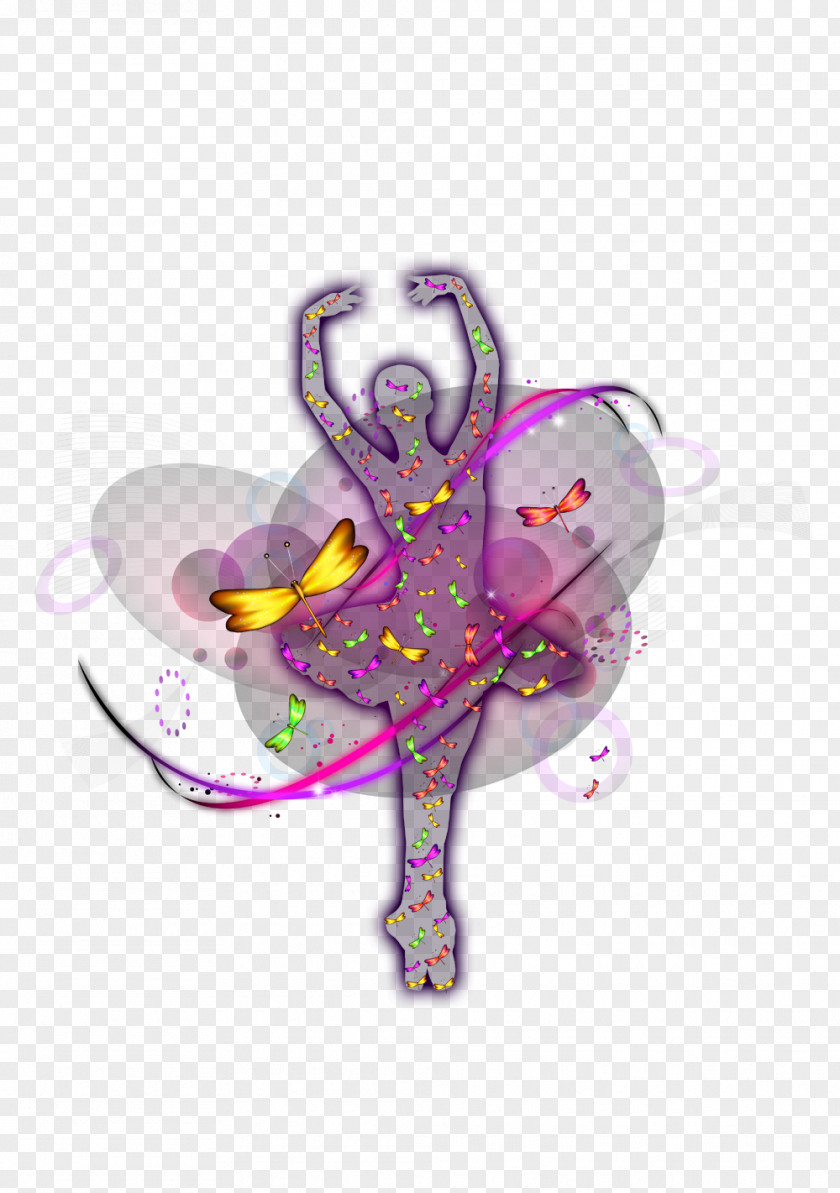 Ballet Dancer Butterfly Dance PNG