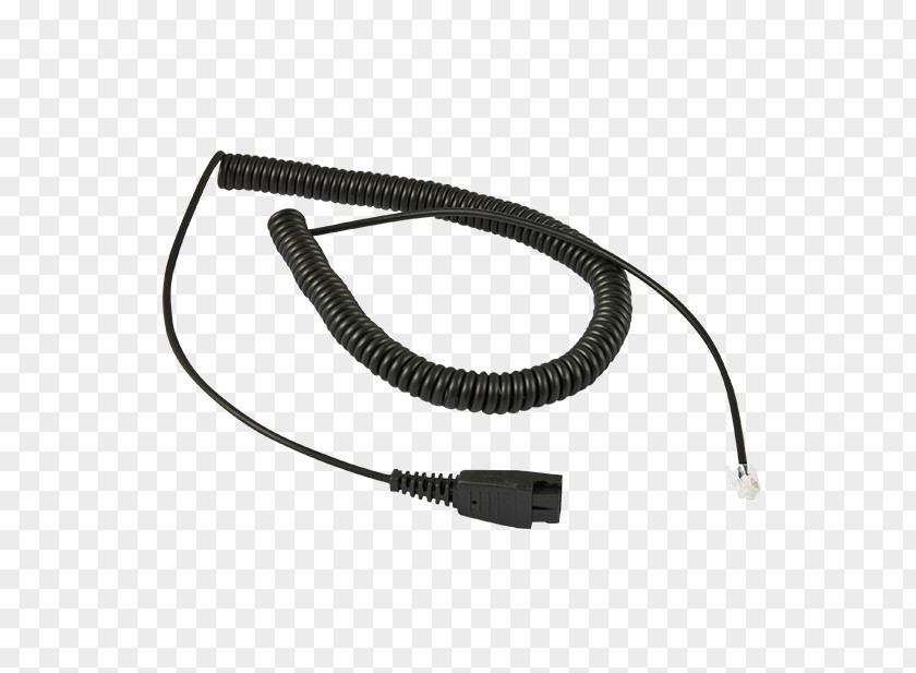 Headset CableQuick Disconnect To Mini-phone 3.5 Mm TelephoneCisco Usb Adapter Electrical Cable RJ9 Jabra PNG