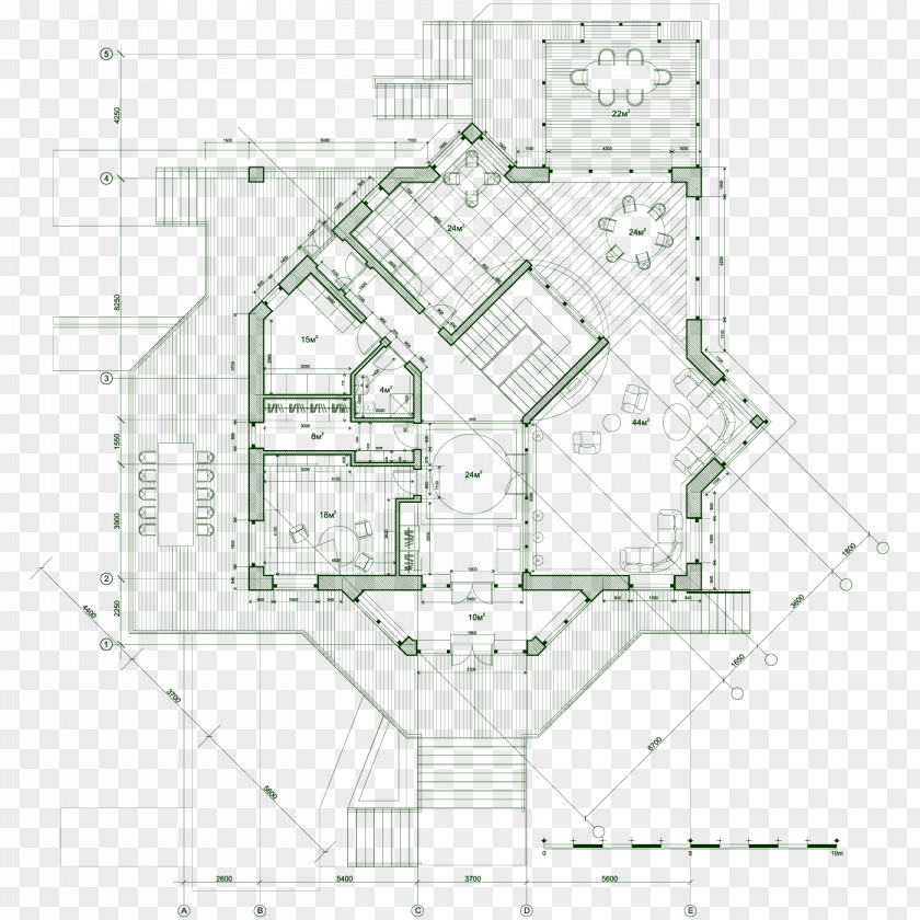 House Plan Blueprint Architecture PNG