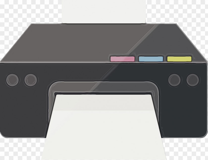 Output Device Computer Desk Table Technology Electronic Printer PNG