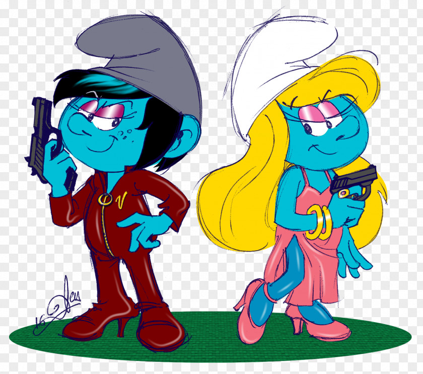 Smurfs Smurfette Artist Clumsy Smurf The PNG