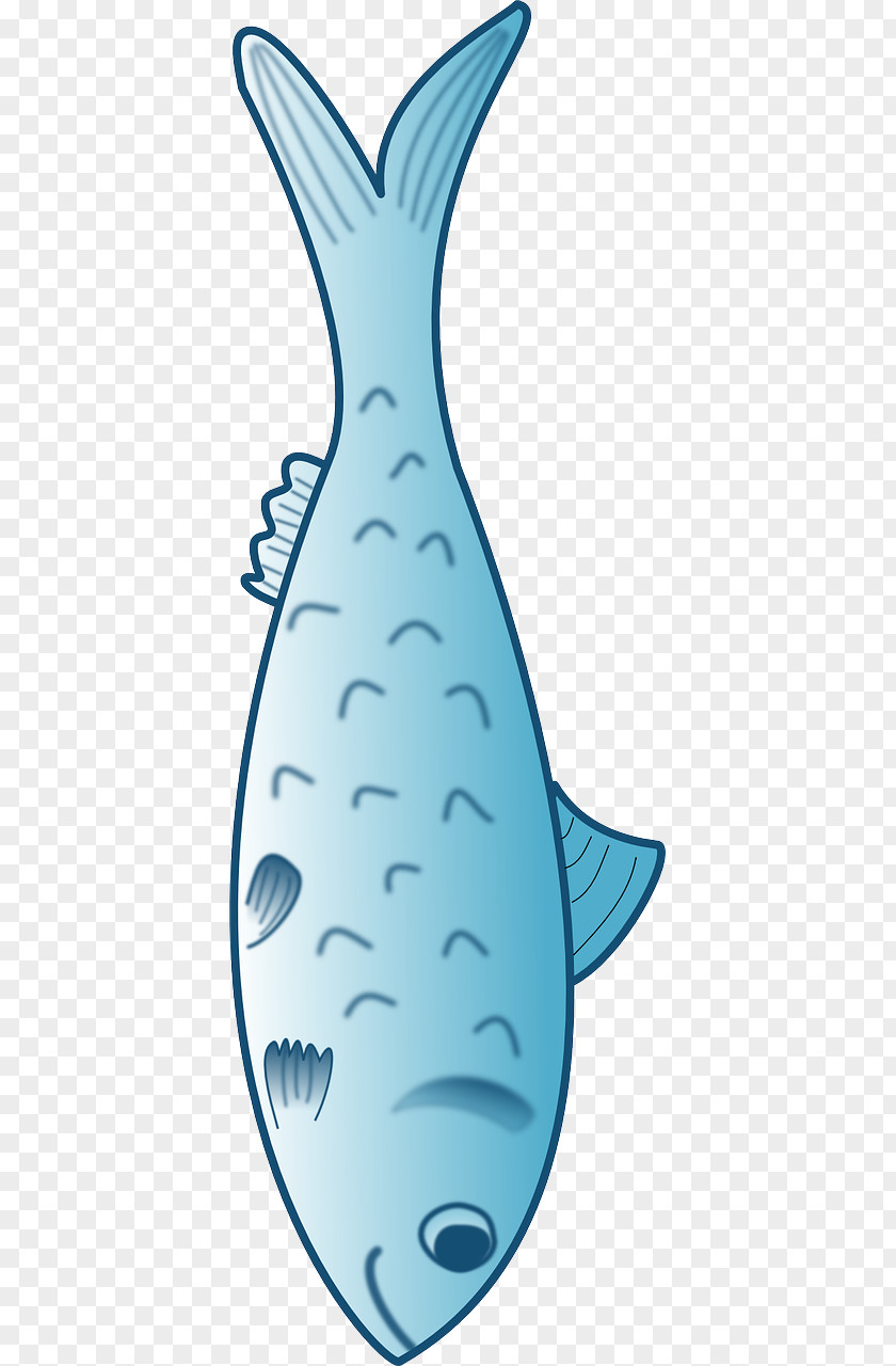 Blue Fish Cooking Clip Art PNG